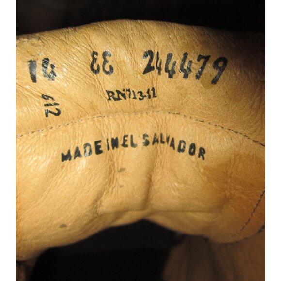 LL Bean Allagash Bison Chukka Men's Boots Brown Bison Men's US 14 W EE Leather - Picture 7 of 7